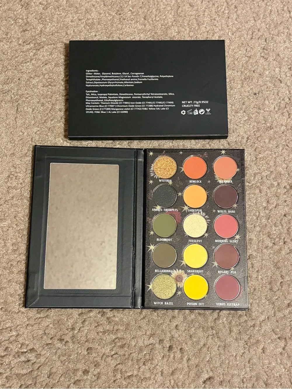 Wicked Sisters Cosmetics Wicked Garden Eye Shadow Palette